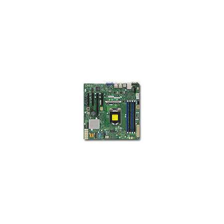 SUPERMICRO X11SSM-B LGA1151/Intel C236/DDR4/SATA3&USB3.0/V&2GbE/MicroATX MBD-X11SSM-B